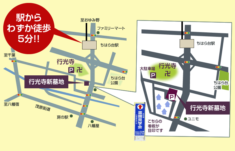 現地案内図